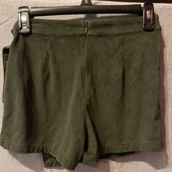 Forever21 Army Green Wrap Skort - Picture 4 of 10